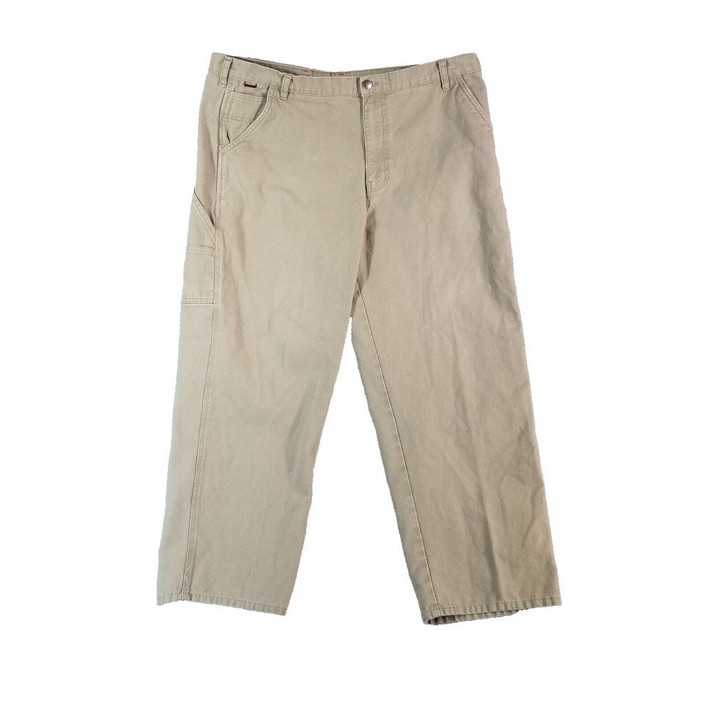 Sears carpenter pants jeans men's 40 x 30 beige tan Workwear outdoor